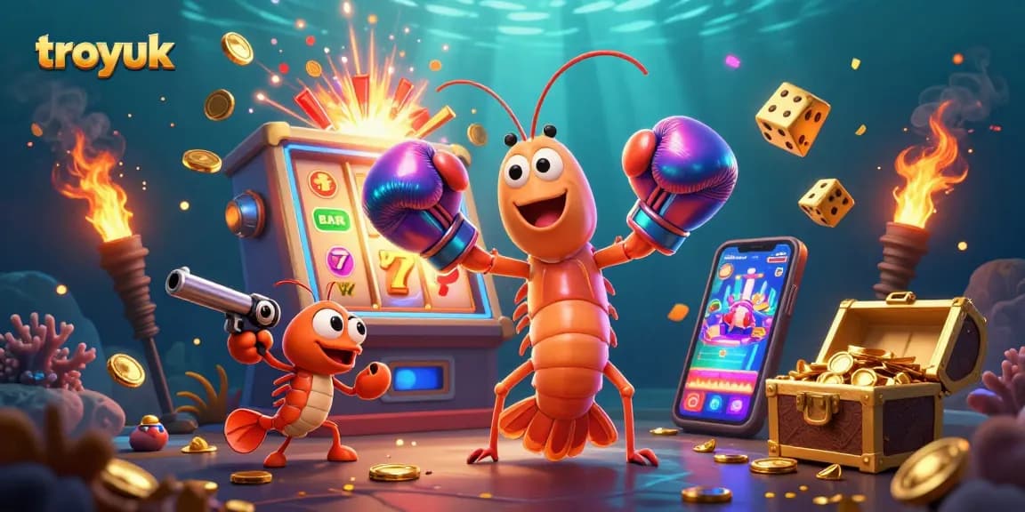 Engage in thrilling gameplay at troyuk with vibrant 3D casino characters and dynamic elements.