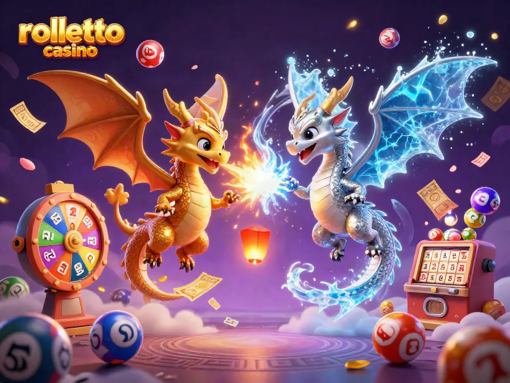 Experience the excitement of rolletto casino with dynamic dragons amidst lottery thrills!