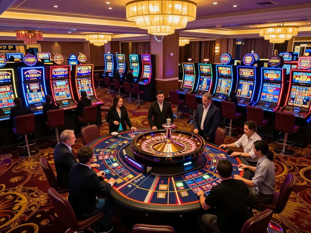 Engaged players at cm88seo casino gaming tables, vibrant energy and strategic gameplay.