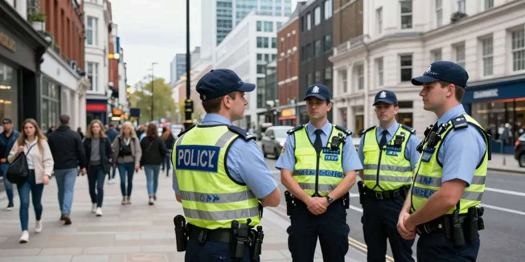 Security team ensuring safety in London, trusted local service for community protection.