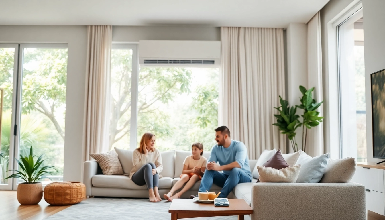 Installing a mini split ac system in a stylish home environment for optimal comfort.