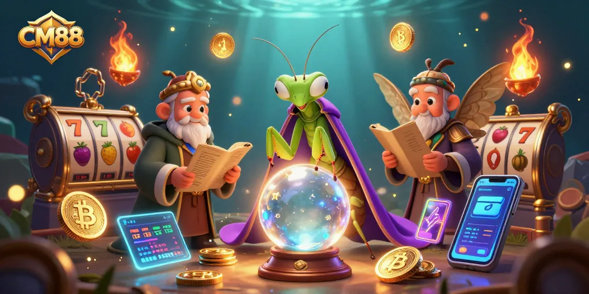 Engage in thrilling CM88 slot gameplay at the colorful online casino filled with vibrant characters and elements.