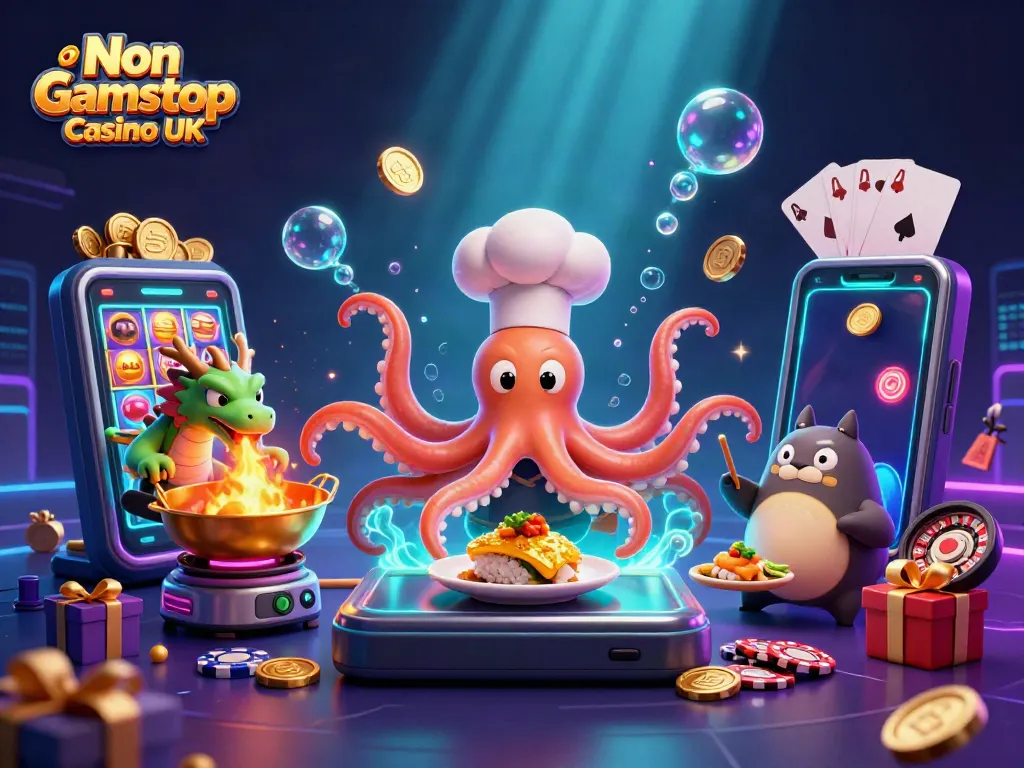 Experience the excitement of Non Gamstop Casino UK with vibrant characters and game elements.