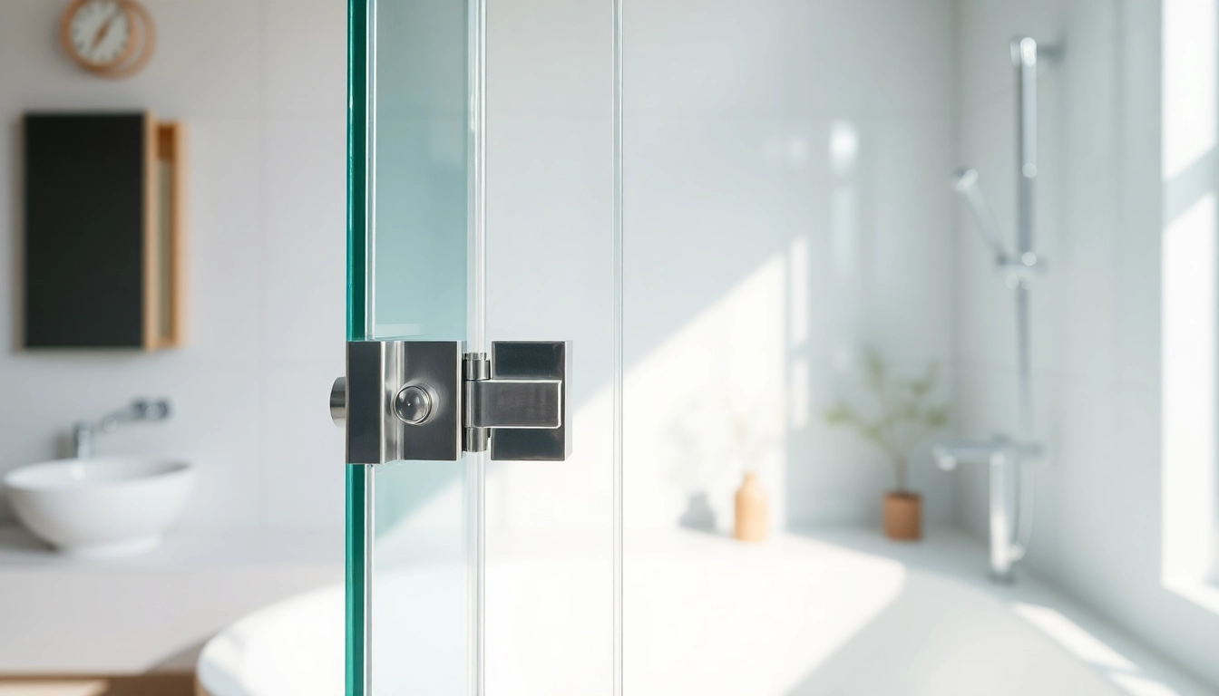 Showcasing a semi-frameless shower screen highlighting its clean lines and modern design.