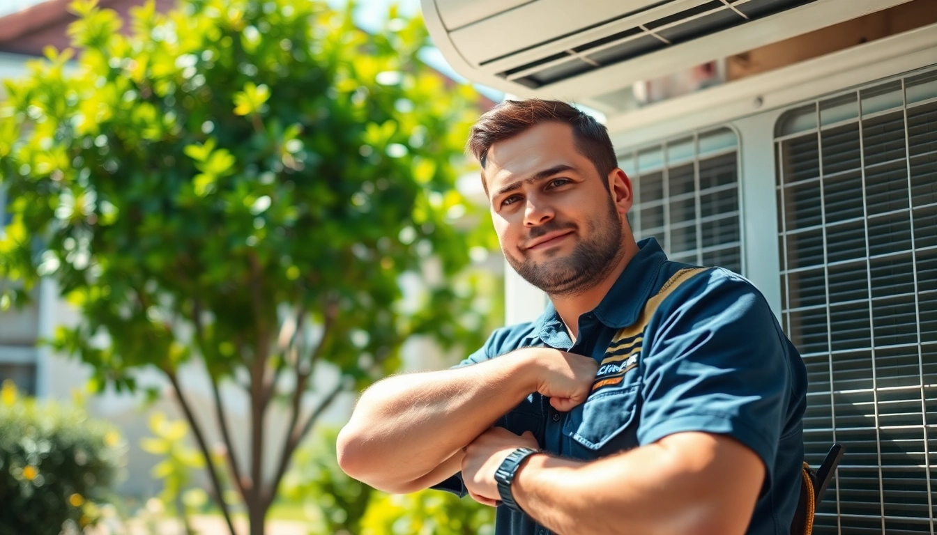 Reliable AC Repair Tampa service by a skilled technician working on an air conditioning unit.