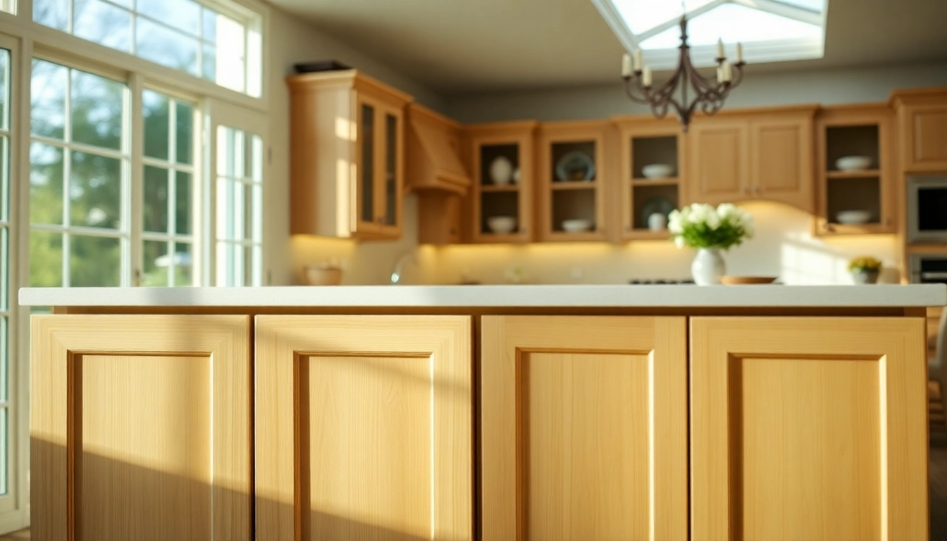 Cabinet Refacing Clearwater FL with modern kitchen design featuring stylish cabinetry.