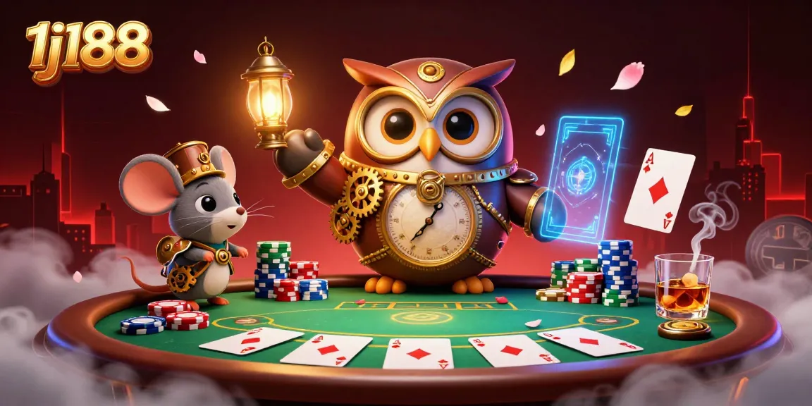Experience the thrilling excitement at 1j188's vibrant casino with 3D characters and dazzling game elements.