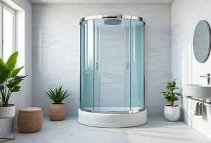 Erleben Sie die hochwertige dusche 100x100 in einem modernen Badezimmer mit eleganter Gestaltung.