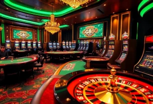 Experience the thrill of online gaming at gg88 com with a luxurious casino scene.