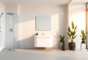 Erleben Sie die elegante sonni Duschkabine 90x90 in einem modernen Badezimmer-Design.