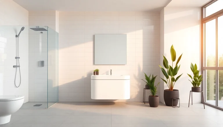 Erleben Sie die elegante sonni Duschkabine 90x90 in einem modernen Badezimmer-Design.