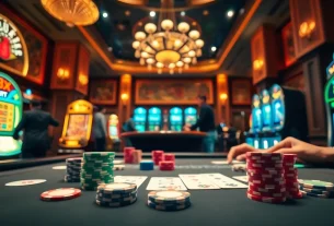 Engaging casino setting showcasing action at the poker table with 88xx elements.
