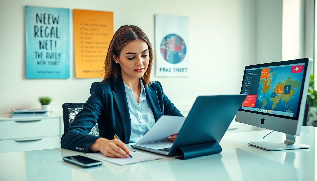 Woman completing the eta uk application form in a professional setting.