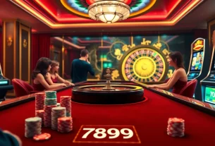 Engage in thrilling gameplay at 789P's vibrant casino, featuring poker, roulette, and slot machines.