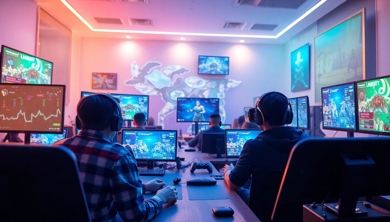 Dynamic gaming experience at bk860s.com with players enjoying various online games.