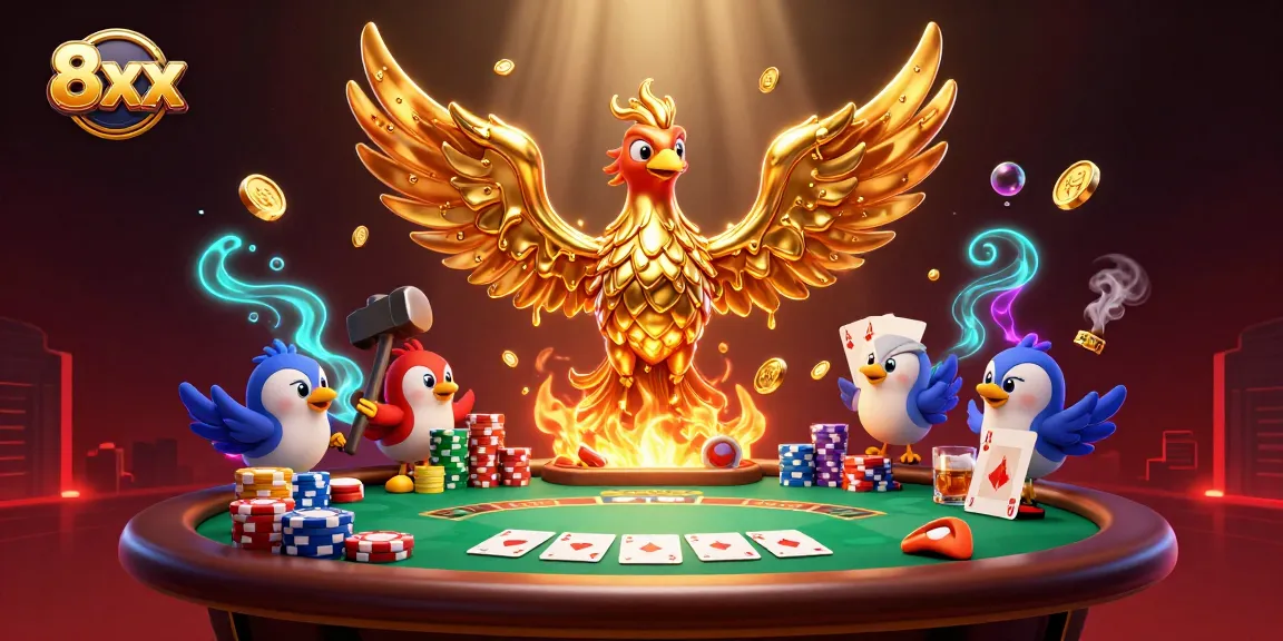 Experience exhilarating wins with 8xx at a vibrant poker scene filled with dynamic game elements.