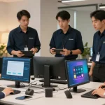 Expert IPTV Services provider helpful in community-focused office, trusted local service for reliable streaming.